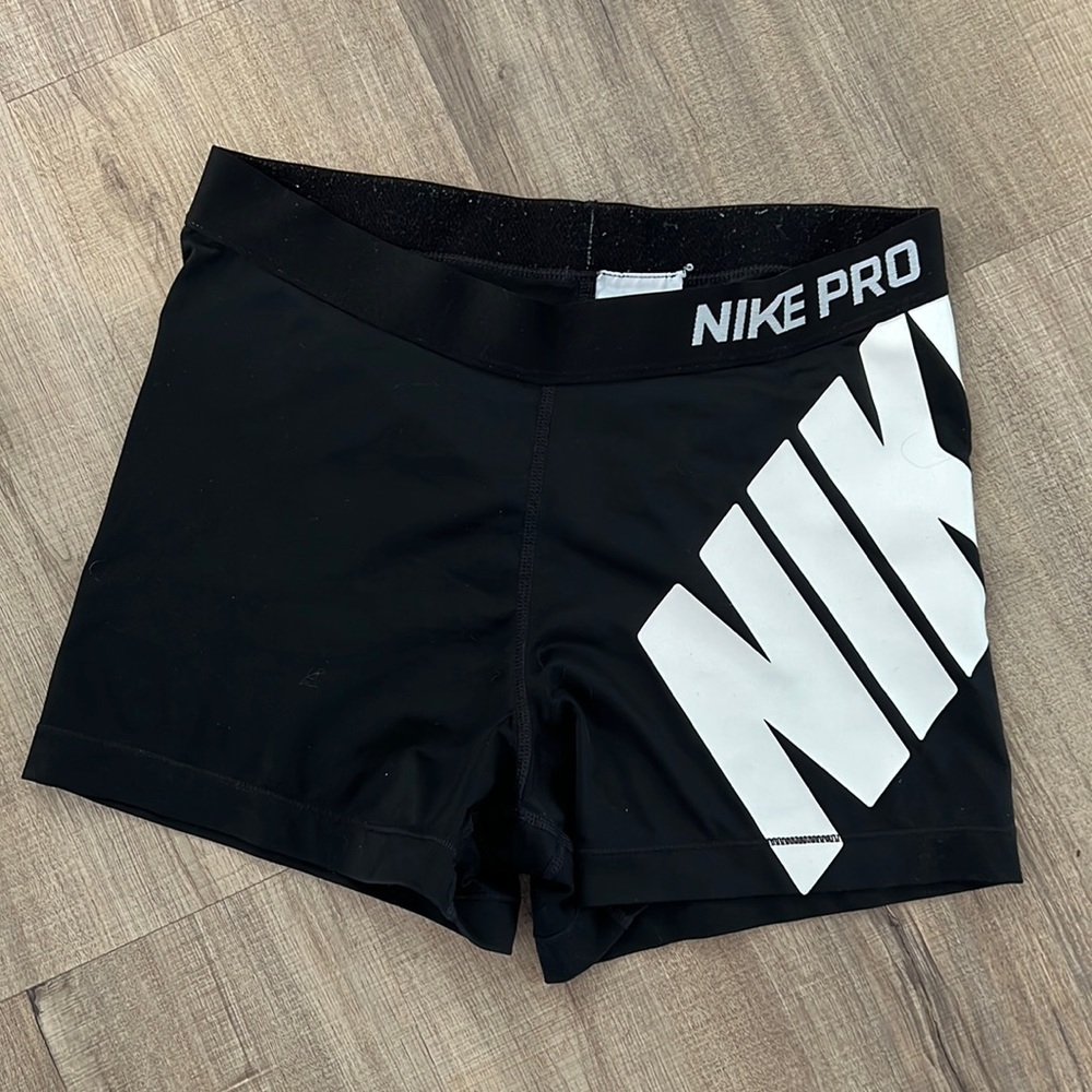 Black Nike Pro Compression Shorts
